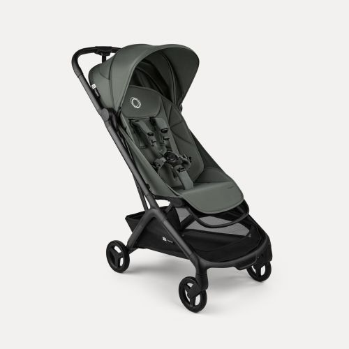 Bugaboo Butterfly 2 travel stroller forest green sun canopy, forest green fabrics, black base | Bugaboo