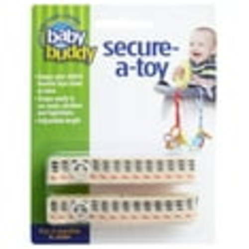 Baby Buddy Secure-A-Toy Fashion, Safety Strap Secures Toys, Teether, or Pacifier to Stroller, Highchair,KaylaBlvd Stitch