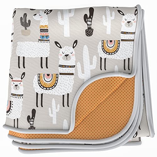 BABYBOET Splat Mat for Baby – Under High Chair Floor Mat Protects Wood, Vinyl and Carpet from Spills – Waterproof 4 Layer Baby Mat with Anti-Skid Backing Deters Bunching and Sliding (51” x 51”)