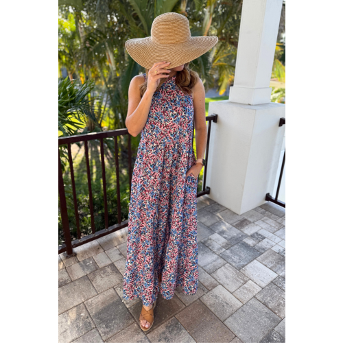 Tie Back Bow Nursing Dress - Berry Garden – Nursing Queen