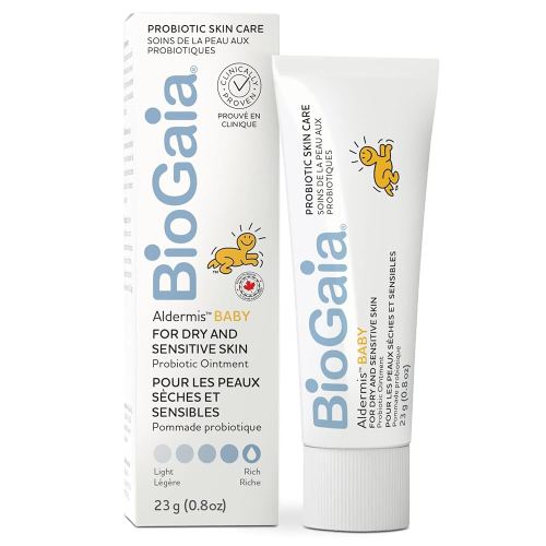 BioGaia Aldermis Baby | Shea Butter + Probiotics + Natural Oils for Skincare | Ointment 23g | For dry and sensitive skin