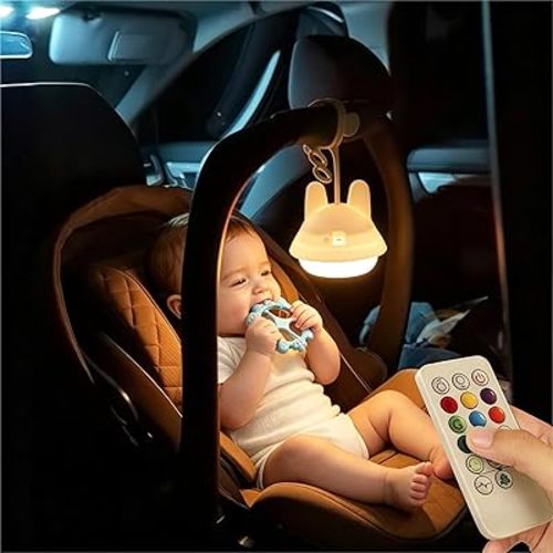 ShaArkMango Kids Penguin Night Light, 9 Colors, Battery Operated, Safe Silicone Material, Perfect for Nursery, Bedroom, and Playroom