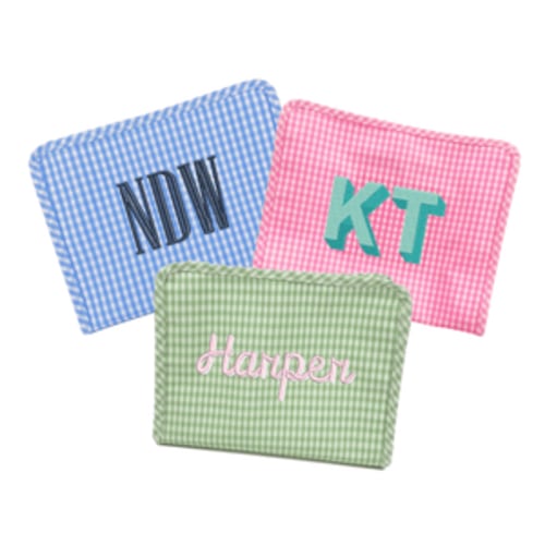 TRVL Design Roadie Bag Set, Leaf Gingham Color
