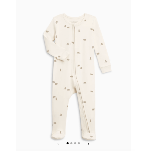 3-6 Months Peyton Zipper Sleeper | Bear