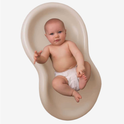 Keekaroo Peanut Changer Baby Vanilla– The Original Made in USA Easy-to-Clean Changing pad and The only Shell Over Foam, Fully Water Repellant