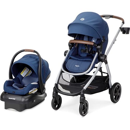 Maxi-Cosi Zelia 2 Luxe 5-in-1 Modular Travel System, New Hope Navy