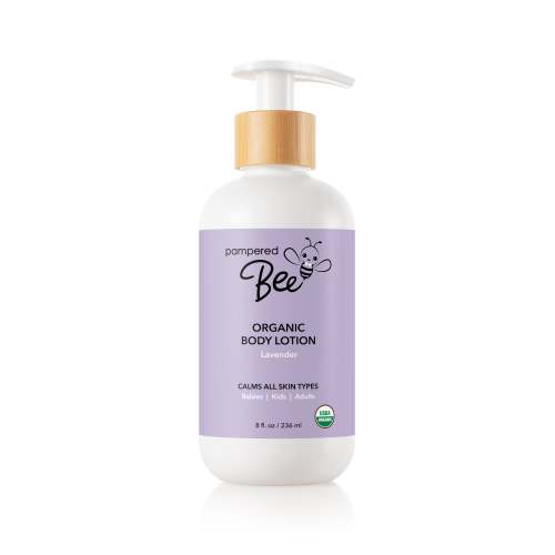 Pampered Bee Organic Lotion - Lavender – Pamperedbee