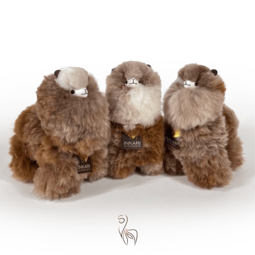 Inkari Alpaca Stuffed Animals - Limited Edition Mountain Wolf