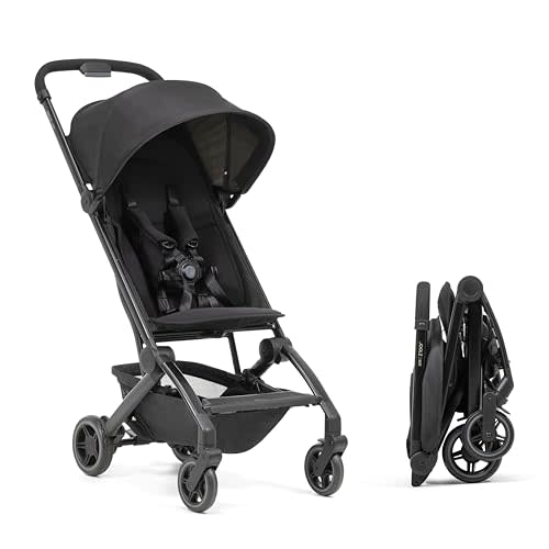 Joolz Dot Ultra Lightweight Travel Stroller for Toddler – Compact & Airplane Stroller (only 12.2lbs) -One-Handed Folding Design - UPF 50+ Canopy - Reclining Seat - (Space Black)