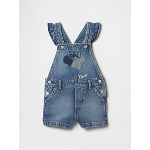 Gap × Disney Baby & Toddler Denim Shortalls | Gap