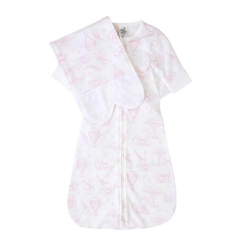 Butterfly Swaddle - Multi-Stage Sleep System (Pink Safari)