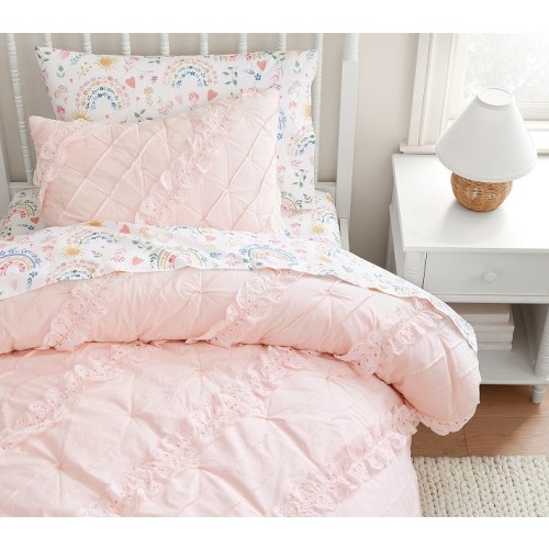 Eyelet Comforter & Shams | Pottery Barn Kids