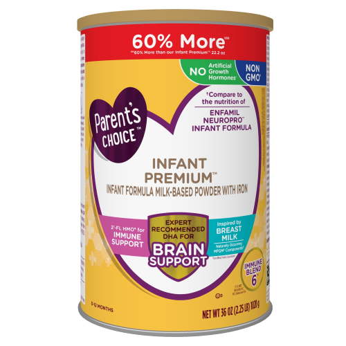 Infant Premium Baby Formula Milk-Based Powder with Iron, Easy to Digest, Inspired by Breast Milk, HMO Immune Support, DHA, Non-GMO HSA/FSA Eligible