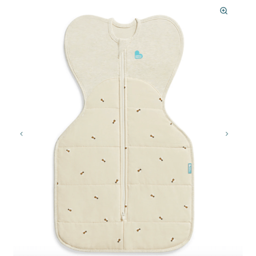 Swaddle Up™ 2.5 TOG Cotton Oatmeal Bees