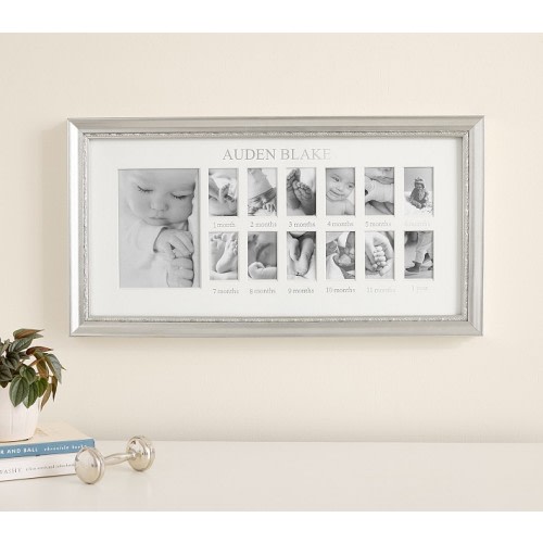 Silver Leaf First Year Frame (11.5" x 22")