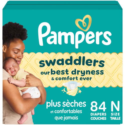 Pampers Swaddlers Diapers, Size 0 (up to 10 lbs), Absorbent, Keeps Baby Dry and Comfortable, Skin Safe Disposable Baby Diaper - Walmart.ca