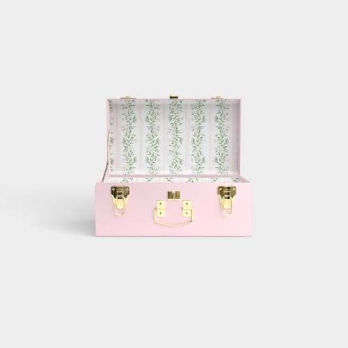 Mini Trunk - Pink - Darling Dogwood / Embroidery