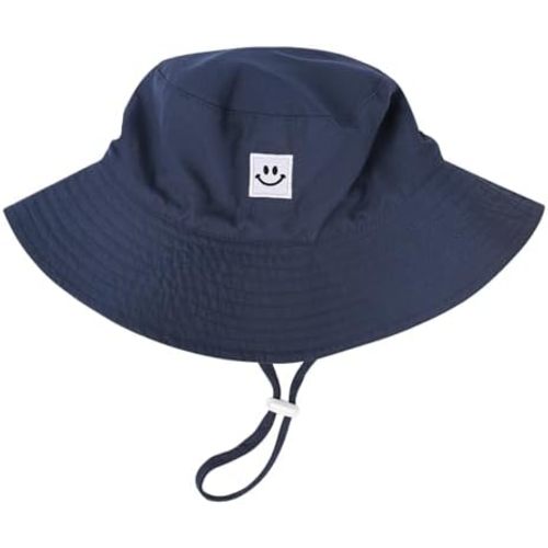 Baby Toddler Sun Hat,Kids Summer UPF 50+ Foldable Beach Bucket Hat for Boys Girls Children