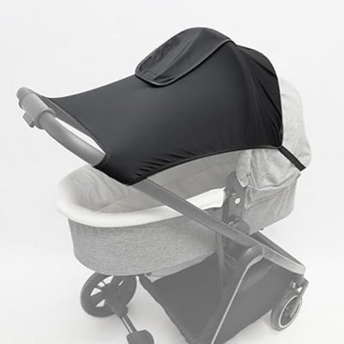 Sun Shade for Stroller Compatible with Evenflo Pivot Modular Travel System, Pram Sunshade Sun Cover, Waterproof Baby Stroller Sunshade Cover Anti-UV with Viewing Window