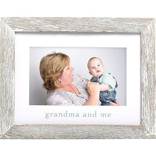 Pearhead Mommy and Me Rustic Keepsake Picture Frame, New Mom and Expecting Mom Accessory, Gender-Neutral Nursery Décor, Distressed Photo Frame, 1 Count (Pack of 1)