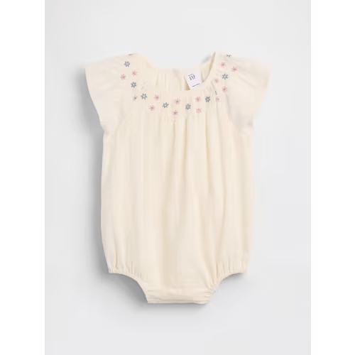 Baby Smocked Floral Bodysuit