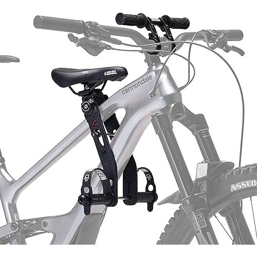 Kids Ride Shotgun - Child Bike Seat & Handlebar Combos - Front Mounted, for Children Aged 2~5 Years, Fits Most Adult Modern Mountain Bikes, Adjustable for Comfort