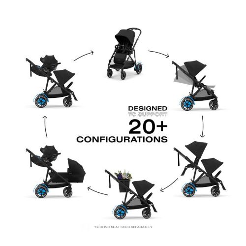 Cybex eGazelle S Electronic Stroller + Bassinet Travel System