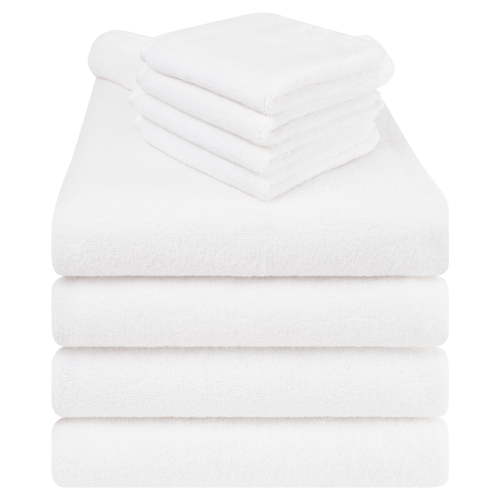 American Soft Linen Turkish Baby Toddler Hooded Bath Towel Set, 100% Cotton Soft Fluffy Baby Toddler Hooded After Shower Towels
