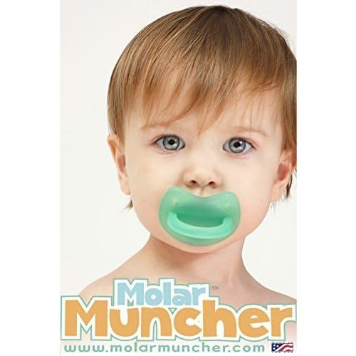 Infant Baby Toddler Hands Free Teether by eZtotZ - Non Toxic Soothing Silicone - BPA Free - Made in USA - Soothes Entire Gum Line For 6 Months+ Teething