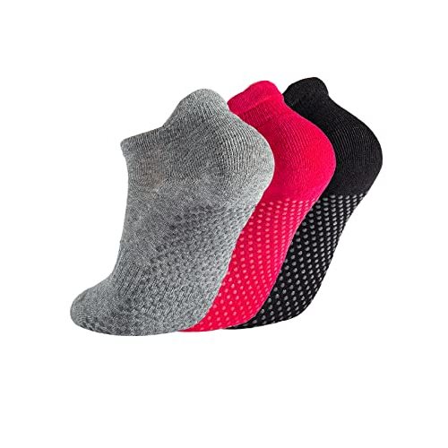 Breslatte Grip Socks Pilates Socks with Grips for Women Non Slip Grippers Womens