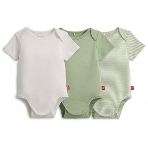 Unisex Bodysuit Bundle, Pack of 3 - Green
