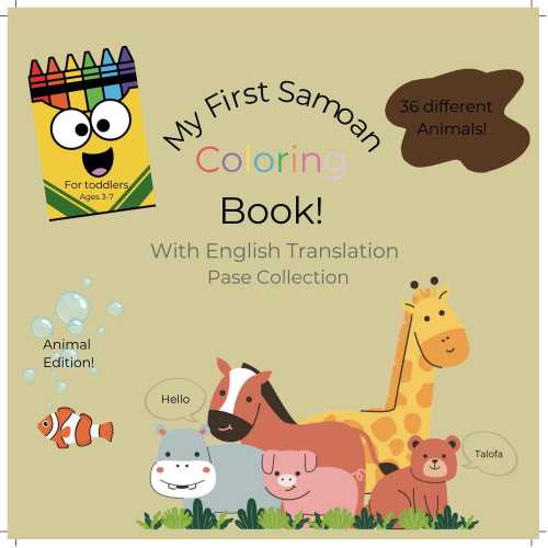 Children's Samoan Coloring Book