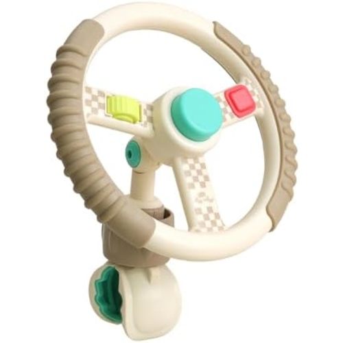 Itzy Ritzy Bitzy Driver Stroller Toy, Steering Wheel Toy with Fidget Play