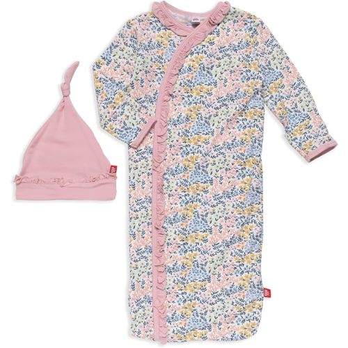 Magnetic Me Modal Newborn Sleeper Gown & Hat Set