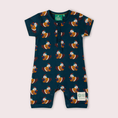 Mandarin Ducks Organic Romper – Little Green Radicals
