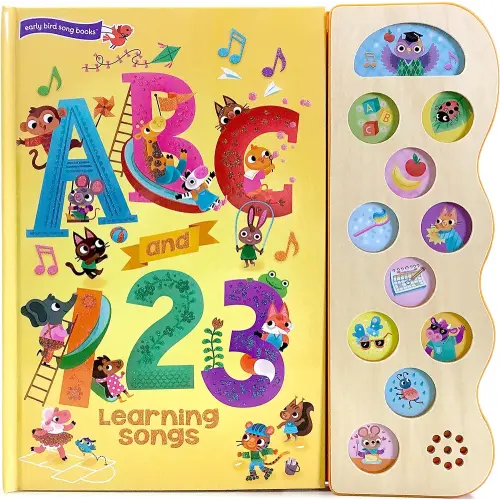 ABC & 123 Learning Songs: Interactive Children's Sound Book (11 Button Sound)