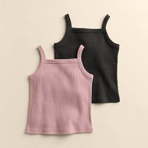 Baby & Toddler Girl Little Co. by Lauren Conrad 2-Pack Ribbed Tank Top Set