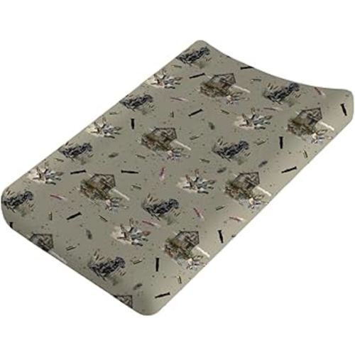 Wild Duck Hunting Hunter Baby Changing Pad Covers for Boy Girl 32''x16'' Mallard Ducks Reed Dogs Fitted Diaper Changing Pad Table Sheets Comfort Soft Breathable Baby Nursery Changing Table Mats