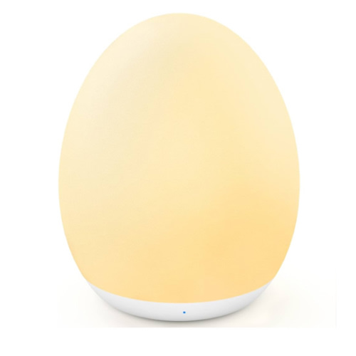 MediAcous Night Light for Kids, Baby Egg Light for Nursery, 7 Colors Changing & Stepless Dimming, Soft Silicone Touch Night Lamp with 1 Hour Timer, Rechargeable Nursery Night for Breastfeeding