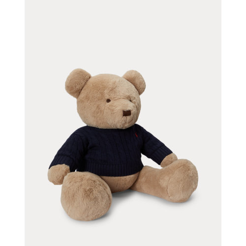 Large Cable-Sweater Polo Bear