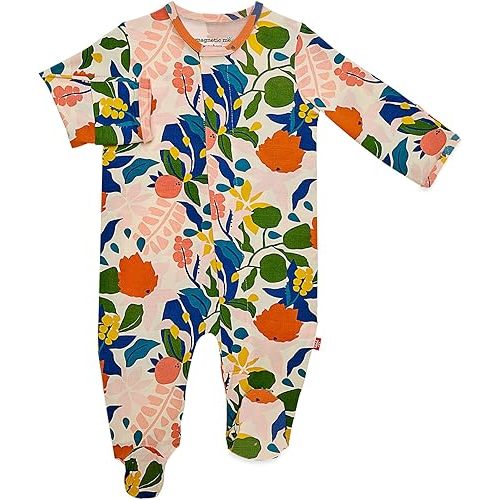 Magnetic Me Footie Pajamas Soft Modal Baby Sleepwear with Quick Magnetic Fastener | Boys and Girls Sleeper Preemie-24 Months
