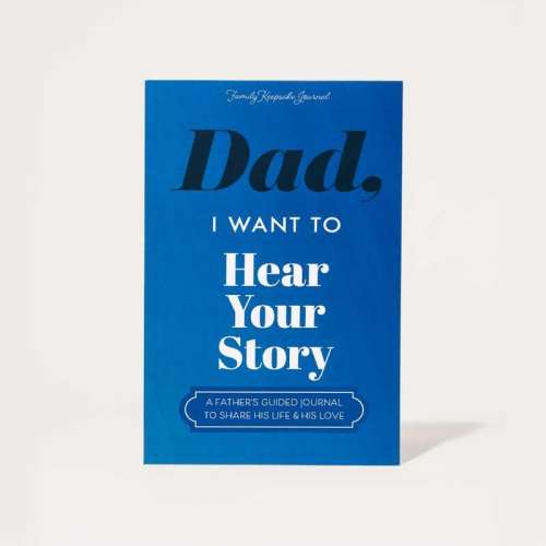Dad, I Want to Hear Your Story - Family Memory Journal (Softback) Gift for Dad