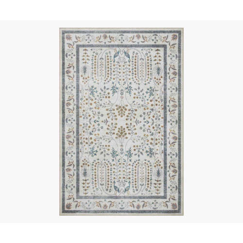 Maison Wisteria Cream Power Loomed Rug | Rifle Paper Co.