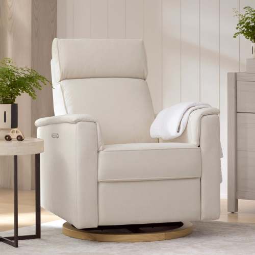 Monogram by Namesake Willa Plus Power Glider Recliner w/ Power Headrest - In Store Exclusive