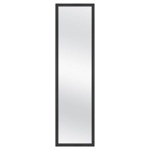 13.5"x49.5" Framed Door Mirror Black - Room Essentials™