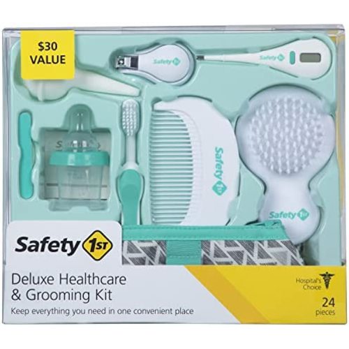Safety 1st Deluxe Healthcare & Grooming Kit, Pyramids Aqua, Pyramids Aqua, One Size