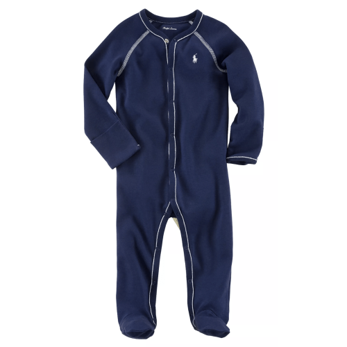 Ralph Lauren Boys' Layette Solid Footie - Baby