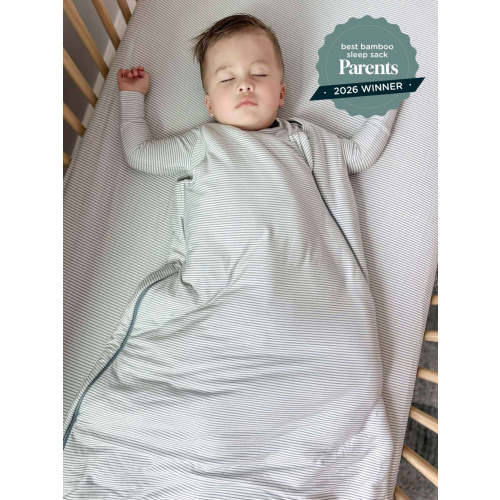 Blue Stripe 1.0 TOG Bamboo Viscose Sleep Sack | günamüna