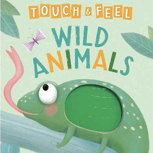 Wild Animals: A Touch and Feel Book - Children's Board Book - Educational
