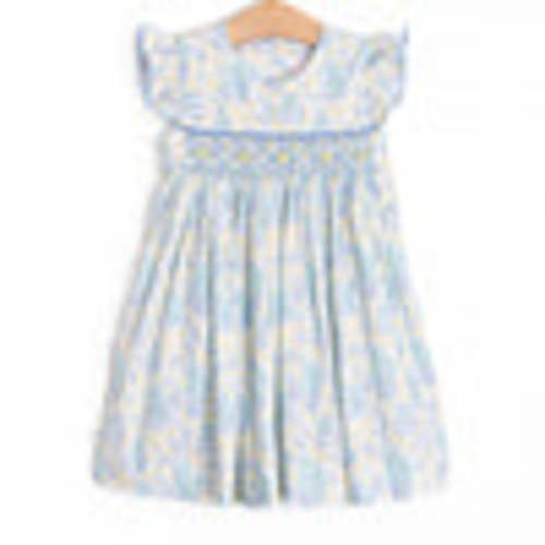 Splashing Sundrops Smocked Dress, Yellow – Stitchy Fish